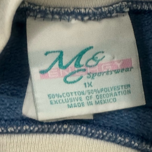 Vntg 90s Grandma Cottage Core 1X Sweatshirt Ugly Christmas Sweater Granny Cozy - Picture 4 of 6